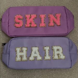 Purple and Lavender Cosmetic Bags